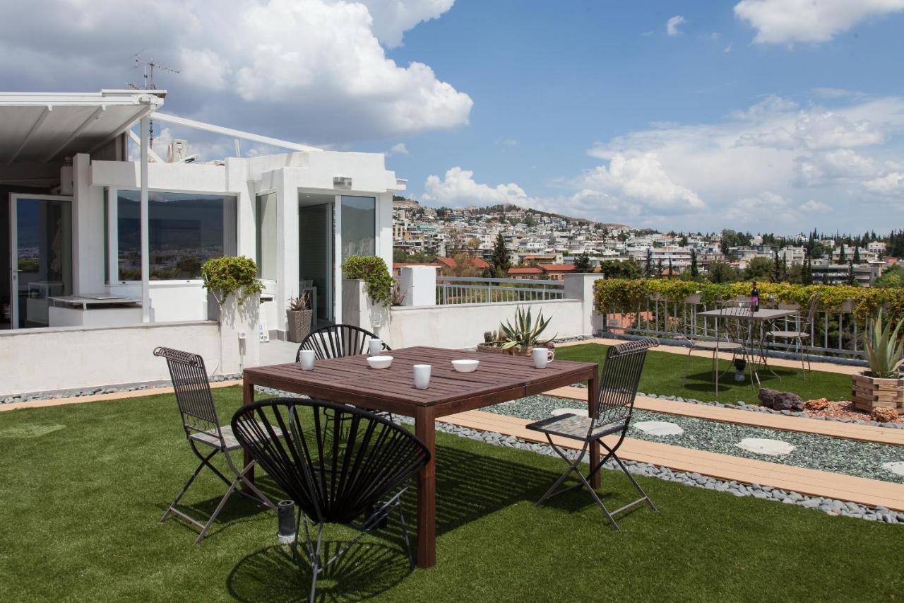 Апартаменти Gorgeous Penthouse With Private Jacuzzi And Amazing View! Афіни Екстер'єр фото