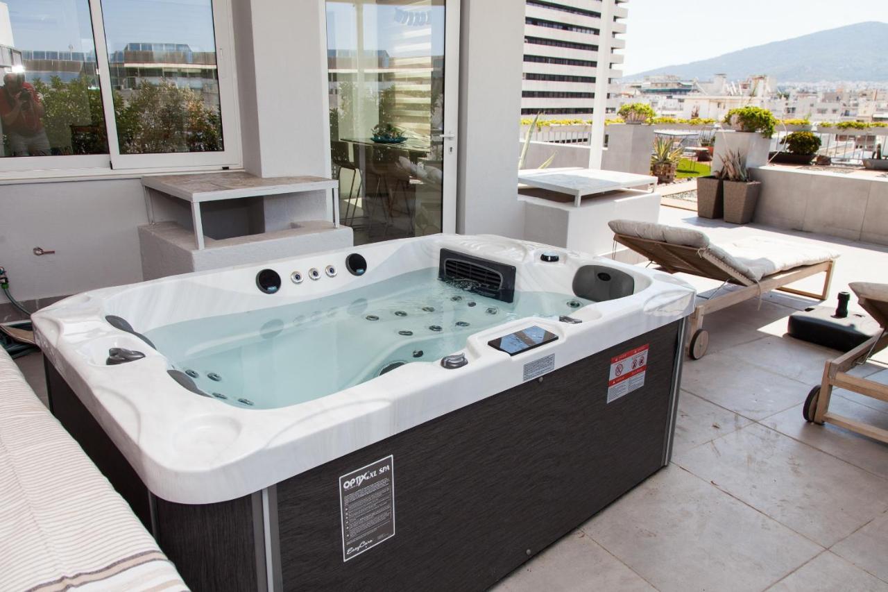 Апартаменти Gorgeous Penthouse With Private Jacuzzi And Amazing View! Афіни Екстер'єр фото